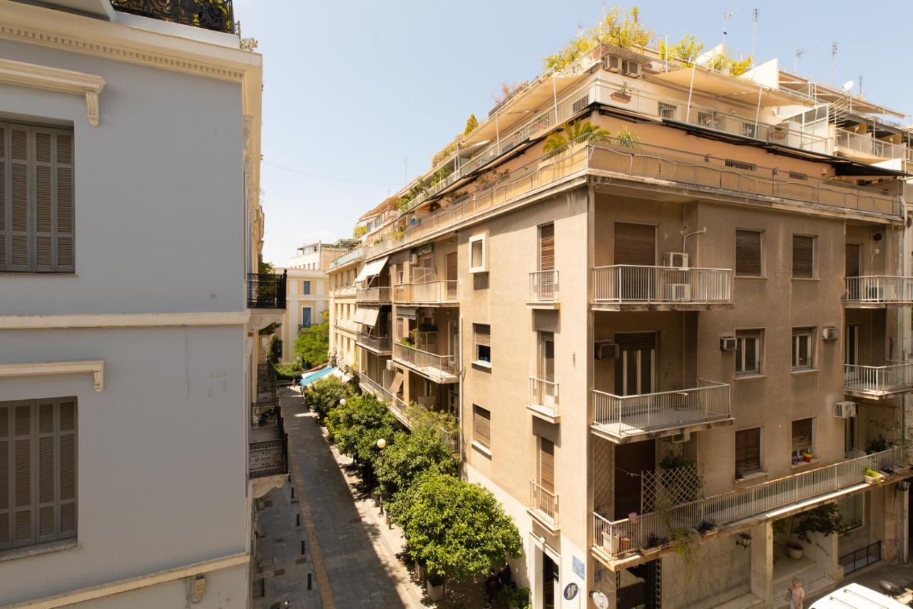 Minimal Apartment In Plaka Atény Exteriér fotografie